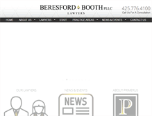 Tablet Screenshot of beresfordlaw.com
